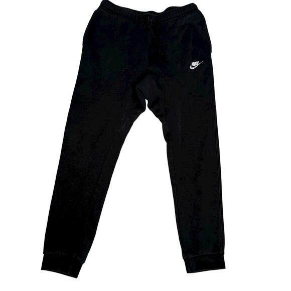 Nike Men’s Jogger Sweatpants Black Size M Medium | Athletic Gym Training Pants - Picture 1 of 6
